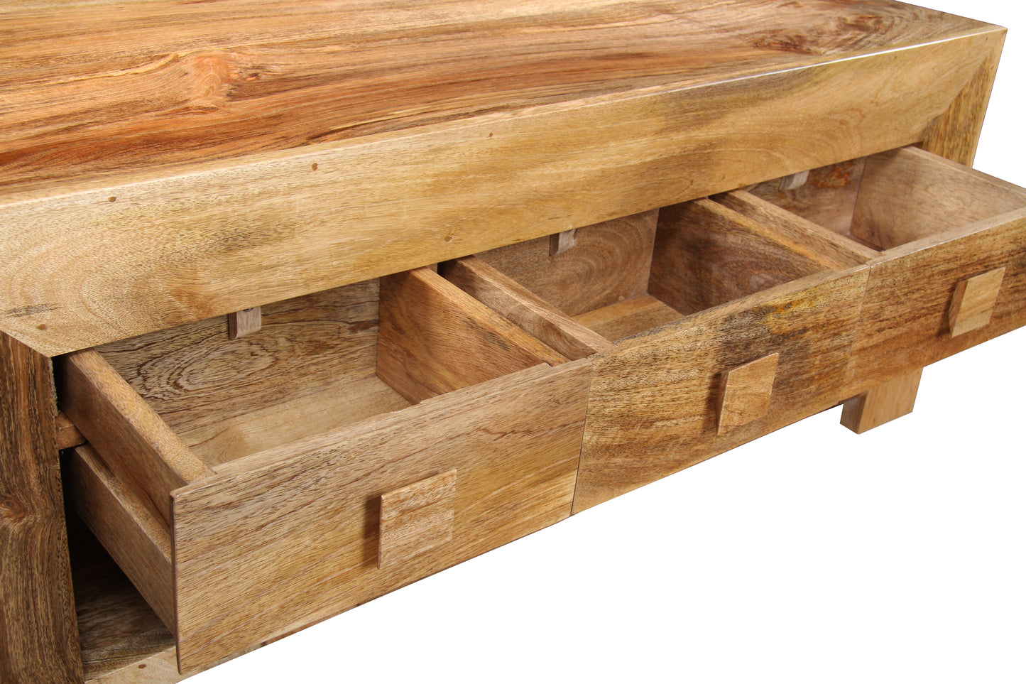Light Dakota 110cm 6 Drawer Coffee Table