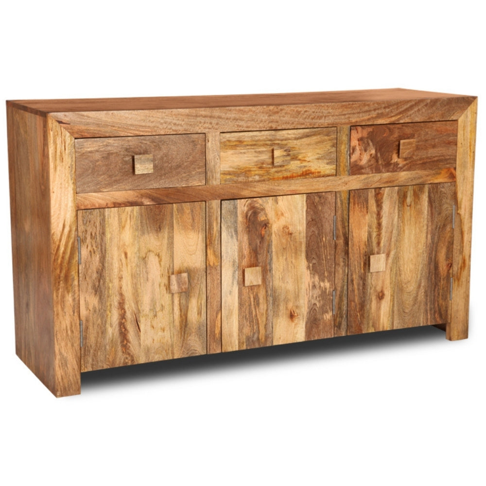Light Dakota 140cm 3 Cupboard Sideboard