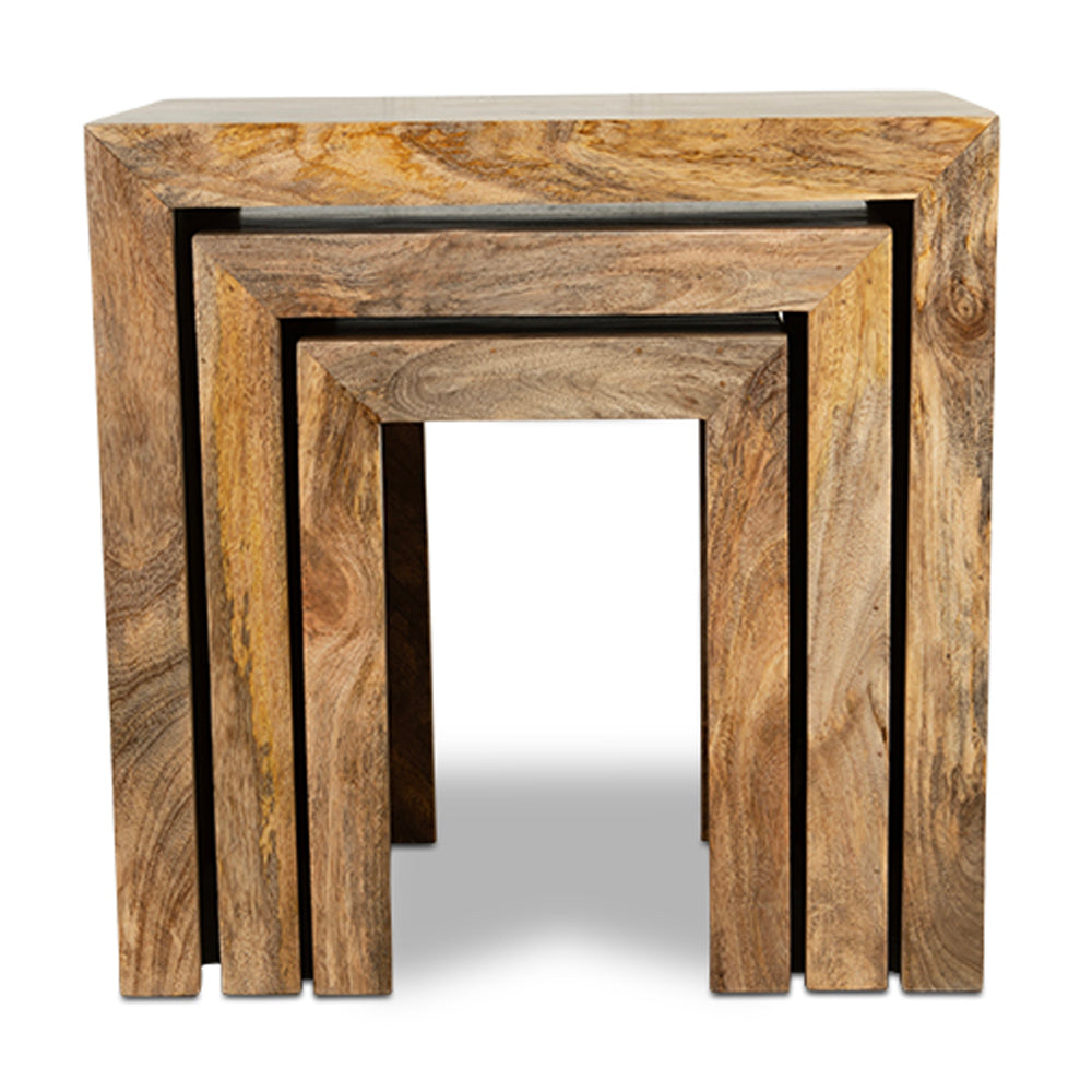 Light Dakota Mango Wood Chunky Nest
