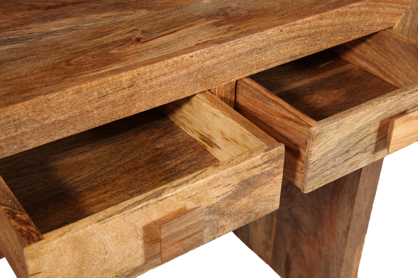 Light Dakota Mango Wood 80cm Console Table