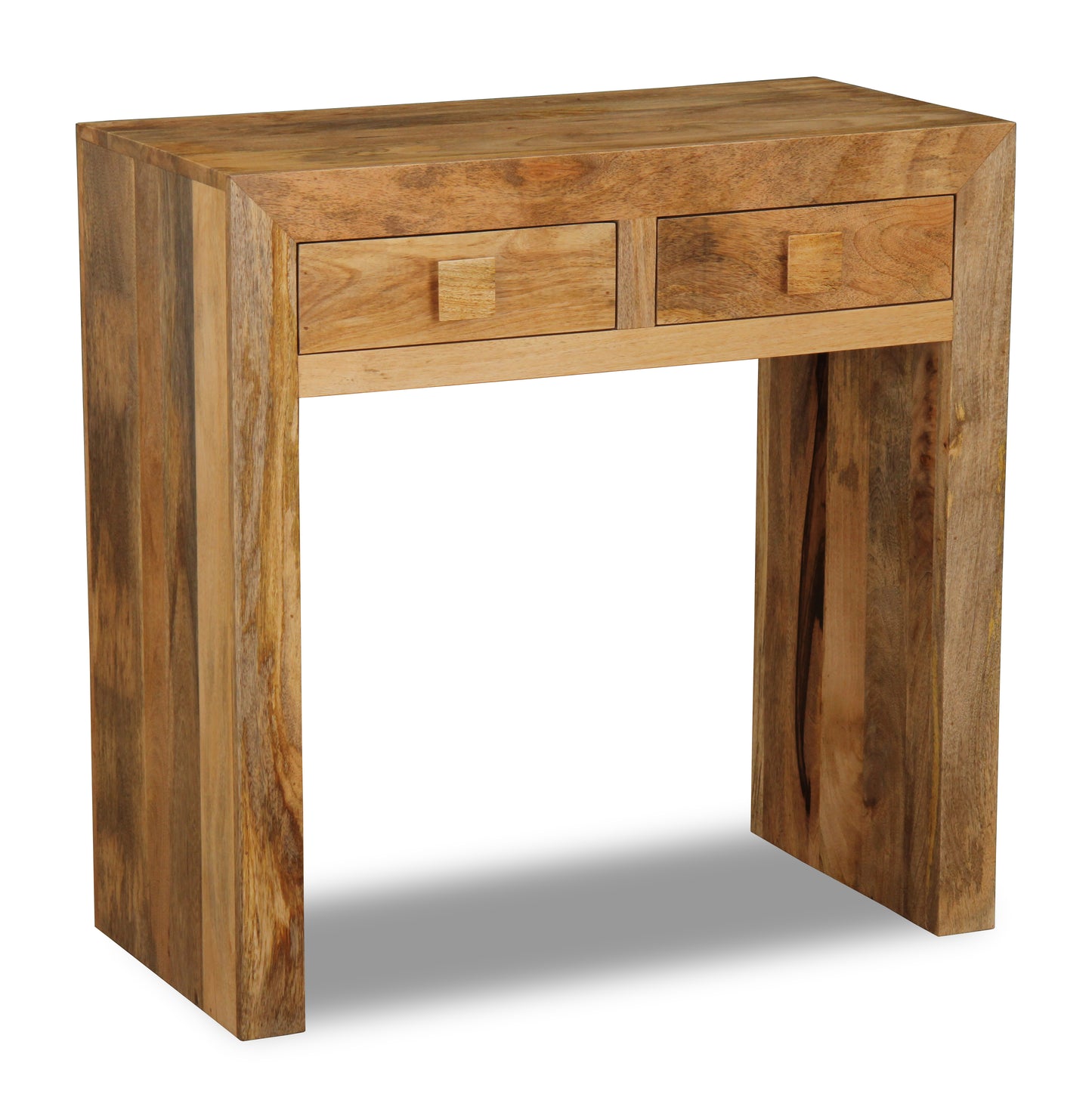 Light Dakota Mango Wood 80cm Console Table