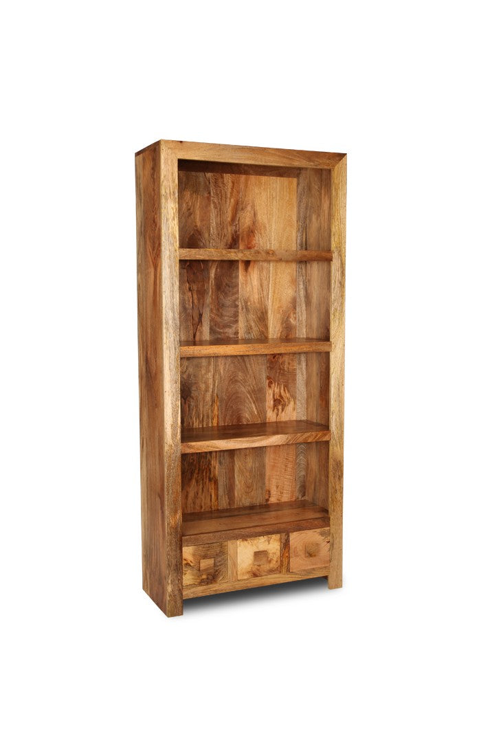 Light Dakota 76cm 3 Drawer Bookcase