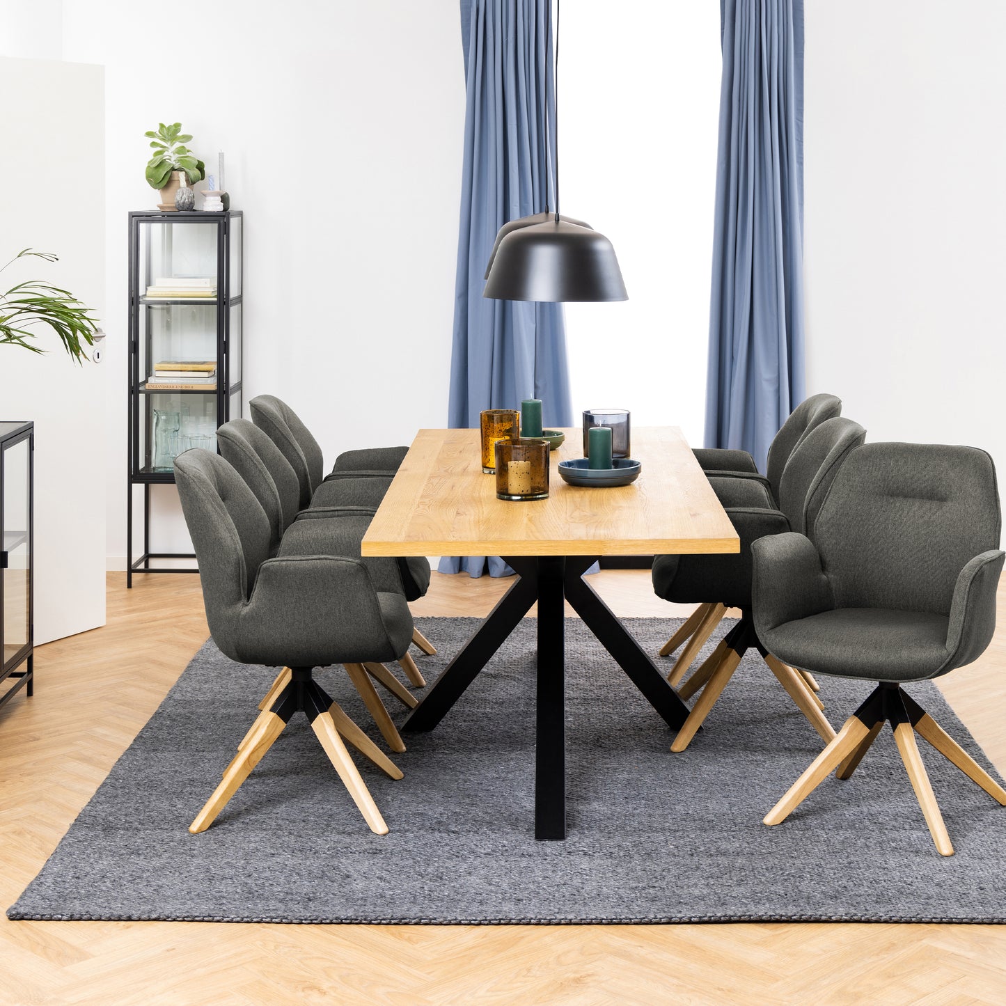 Heaven Rectangular Dining Table in Oak 220x90cm