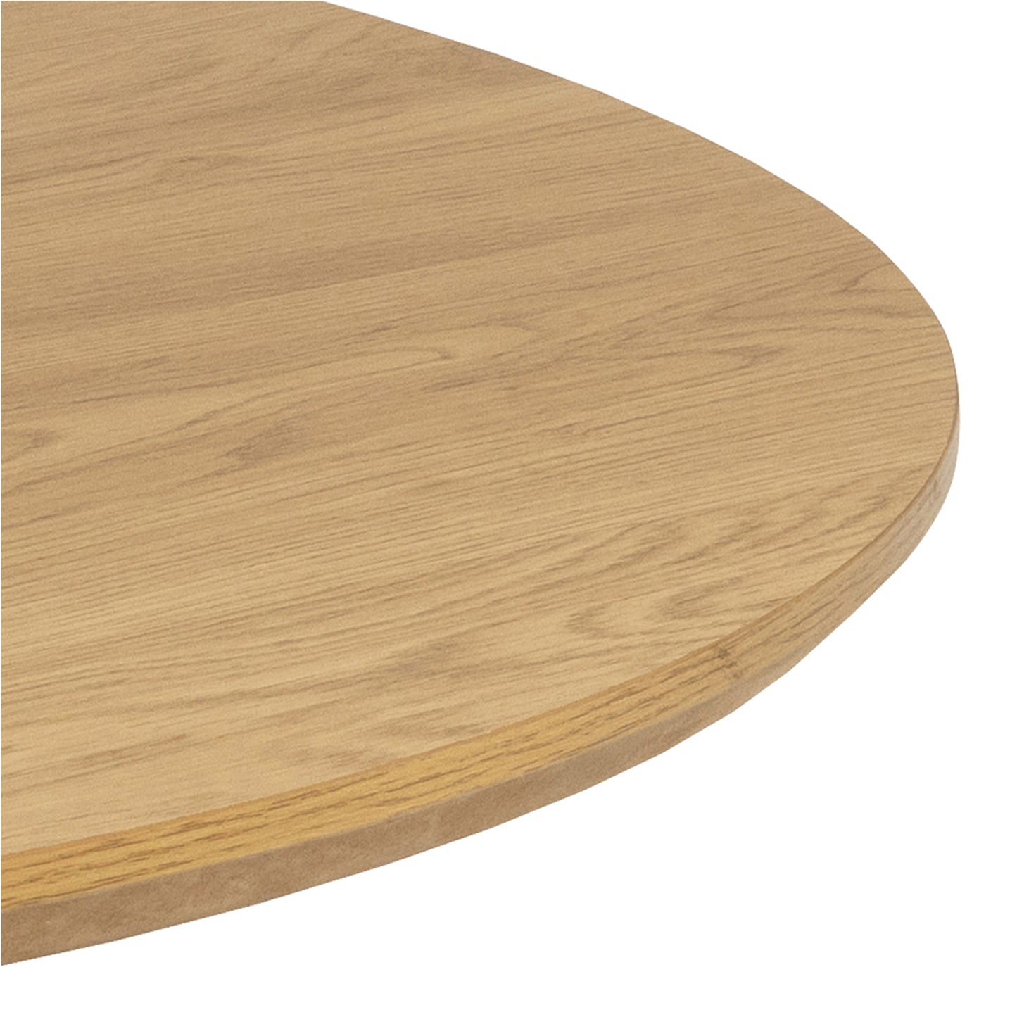 Yale Dining Table in Oak 120cm includes 4 Adele Fabric Dining Chairs in Light Brown Fabric