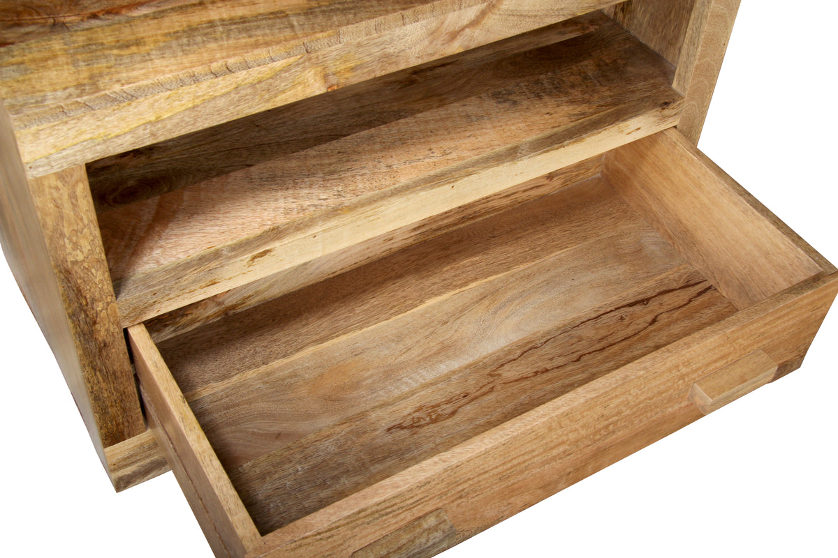 Light Mango Wood 85cm Tv Unit- Due 15th November