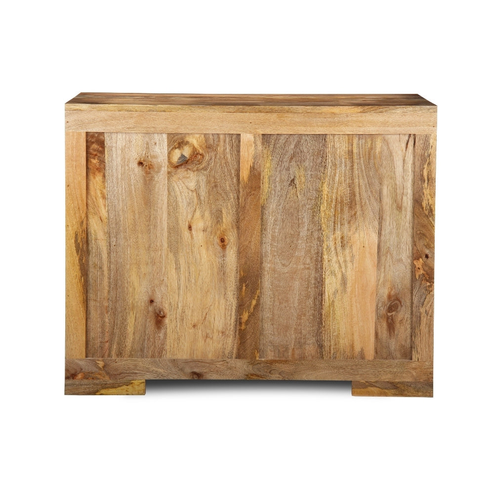 Light Mango Wood 90cm Sideboard