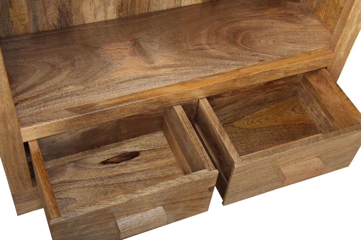 Light Mango Wood 85cm Bookcase- in Due 14th October