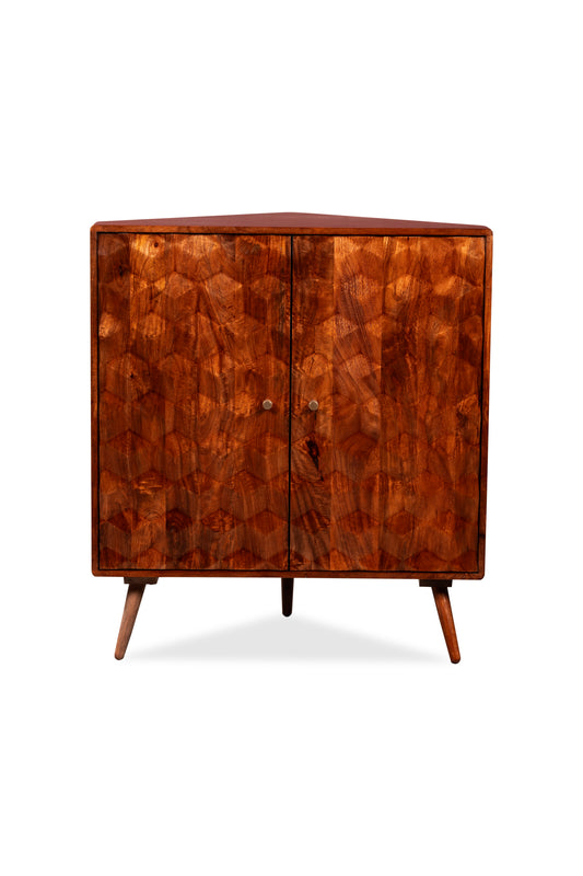 Geo Mango Corner Sideboard