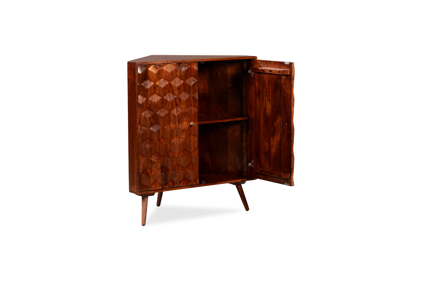 Geo Mango Corner Sideboard