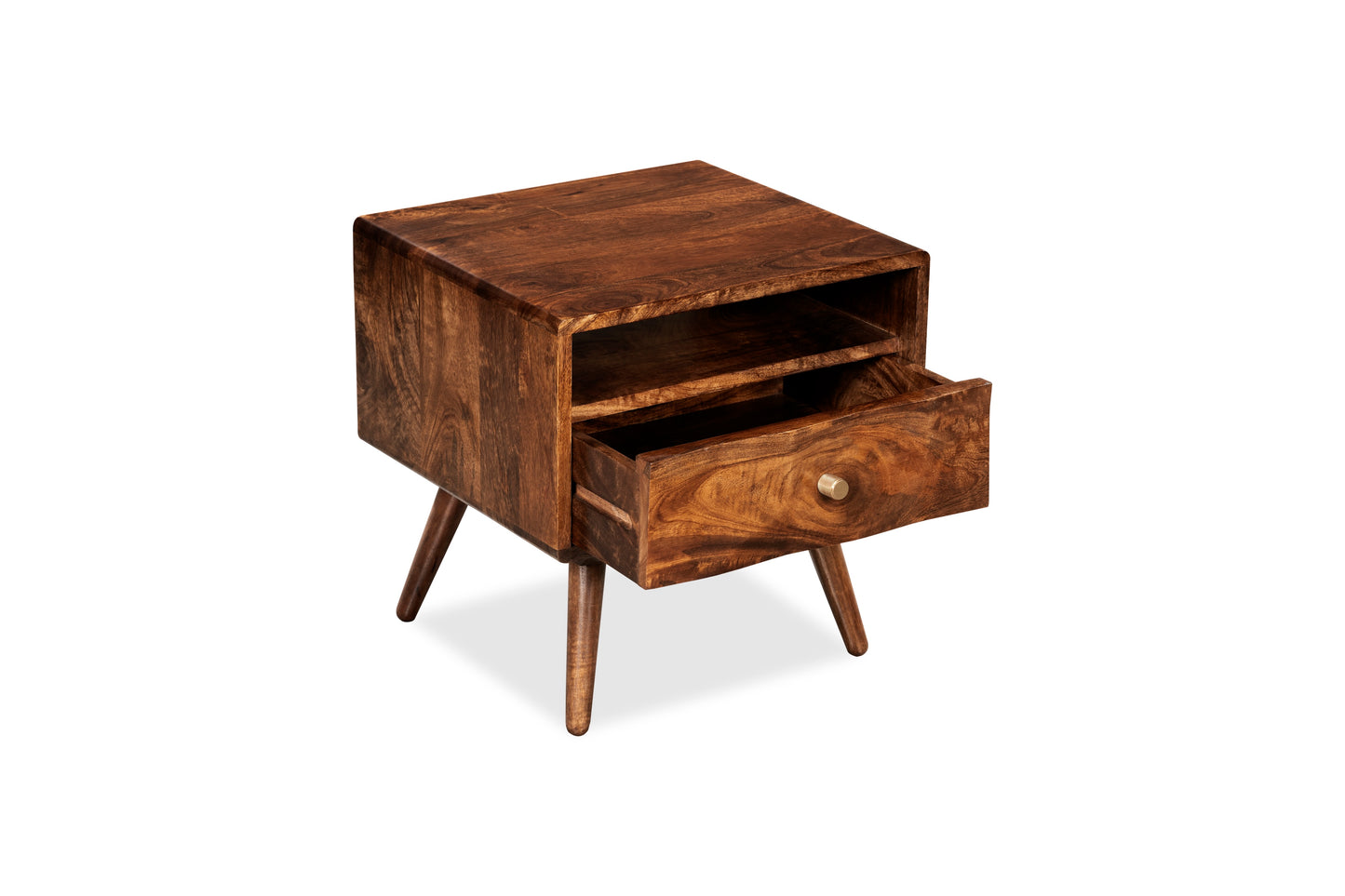 Geo Mango Side Table
