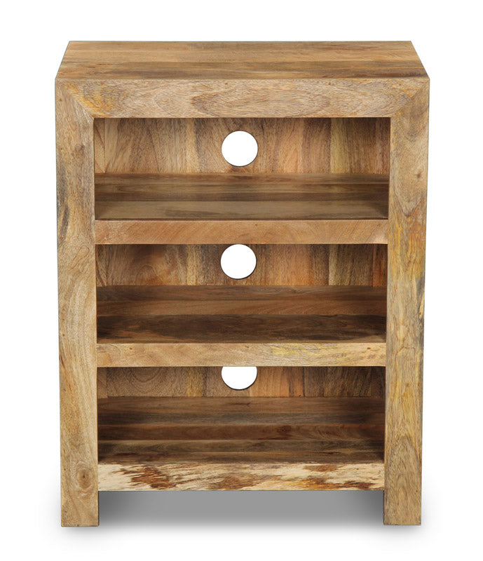 Light Dakota Mango Wood 60cm Hi-fi unit