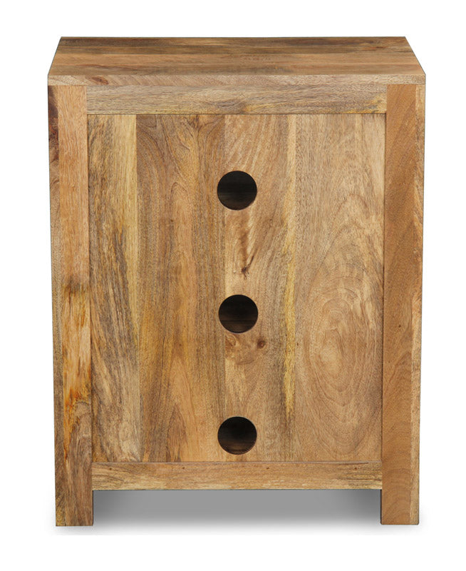 Light Dakota Mango Wood 60cm Hi-fi unit